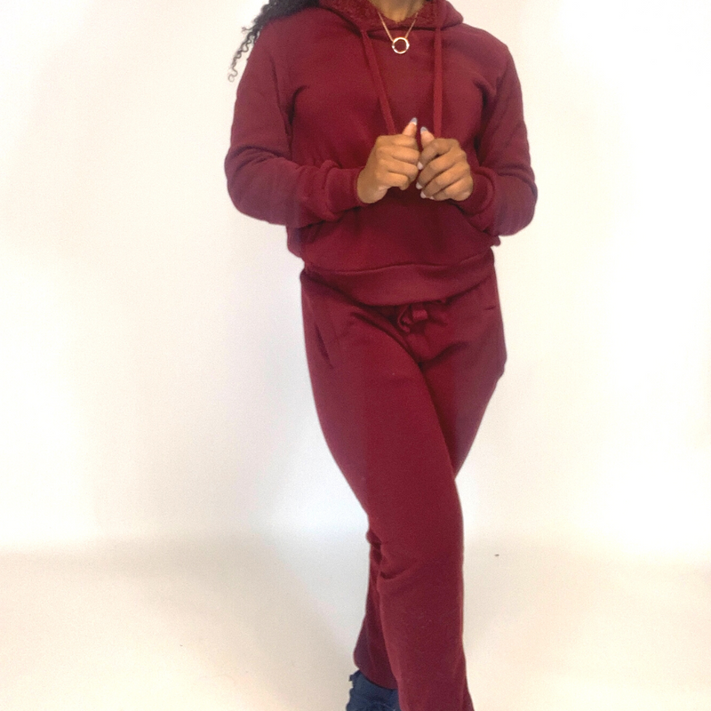 Comfy Sweatsuit (wine)